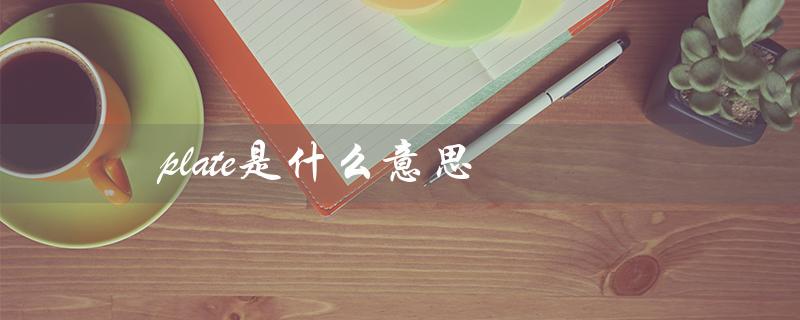 plate的常见用法