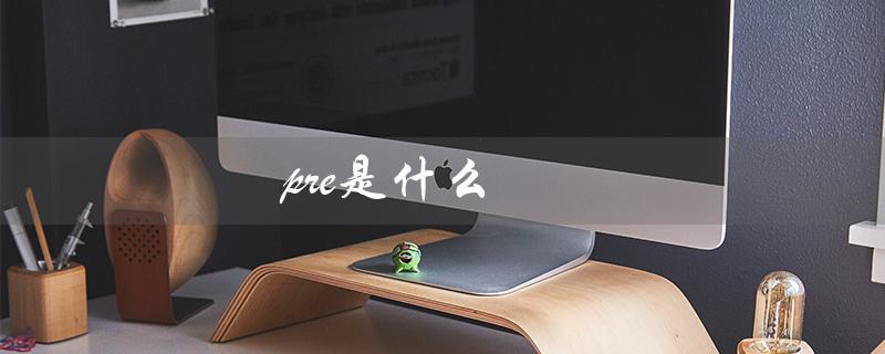 pre是什么（pre的缩写是什么）