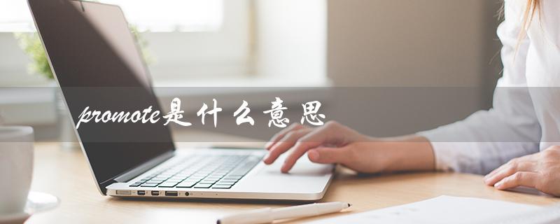 promote是什么意思（推广、促进、提升）